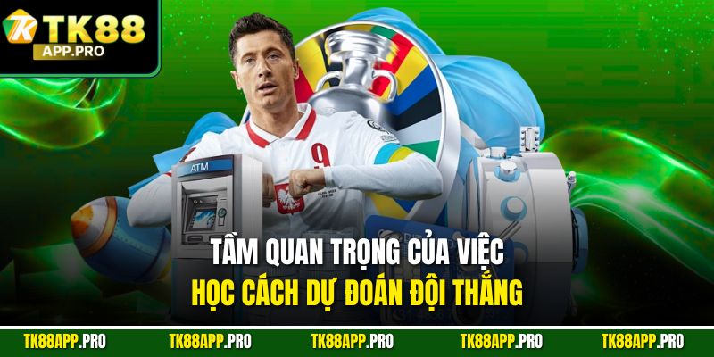 Tầm quan trọng của việc học cách dự đoán đội thắng